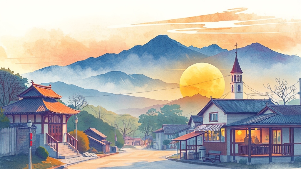 주변 관광지 연계 정보 (illustration 스타일)