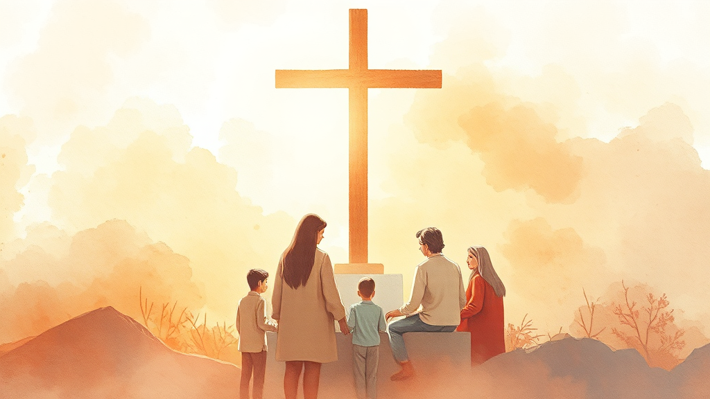 결론: 평화와 위로를 찾아서 (watercolor 스타일)