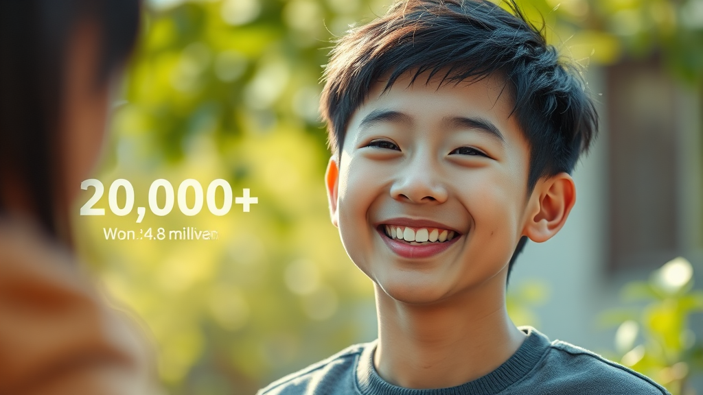 얼마나 지원받을 수 있나? (realistic 스타일)