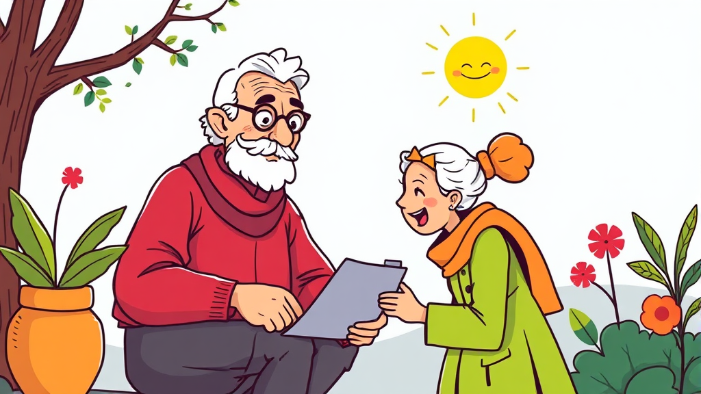 정년연장, 꼭 필요할까? (cartoon 스타일)