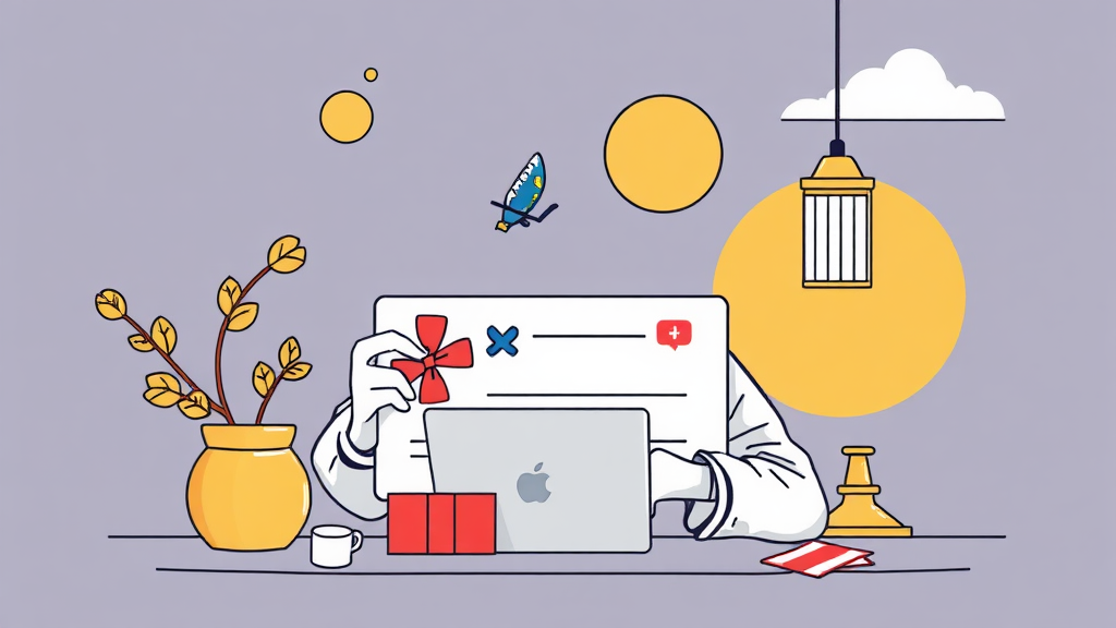 쿠팡 보상 관련 논란 (illustration 스타일)