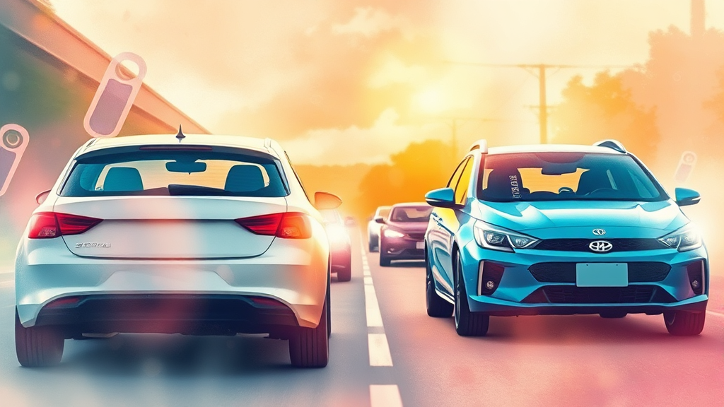 자동차세 조회 & 납부 방법 (watercolor 스타일)