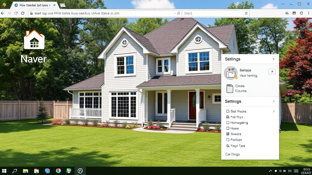 네이버 부동산 바로 가기 (realistic 스타일)