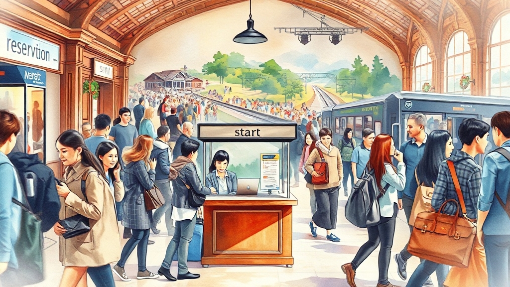 예매 시작 시간 놓치지 마세요! (watercolor 스타일)