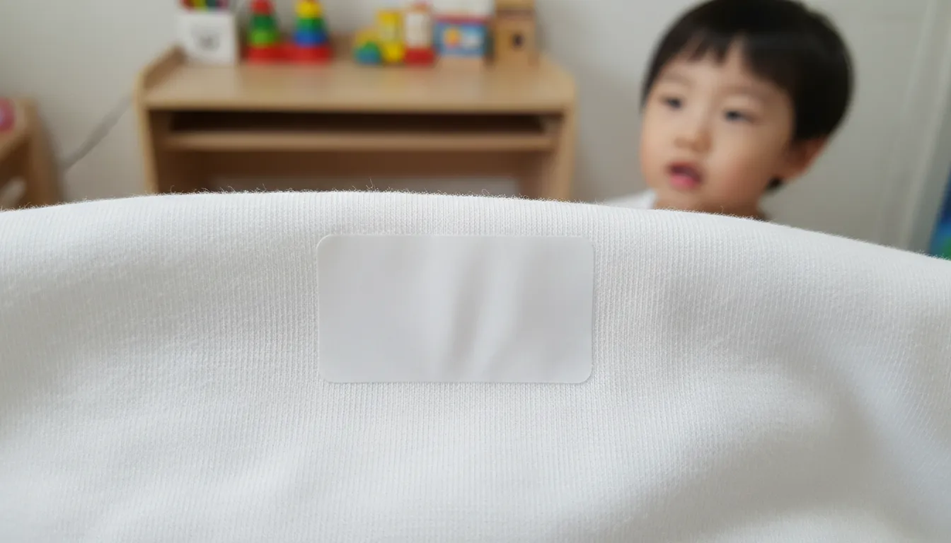 강력한 접착력, 다림질 부착 네임스티커의 매력