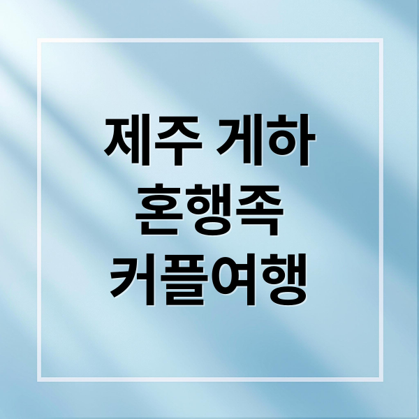 제주 게스트하우스에 관한 종합 가이드 1